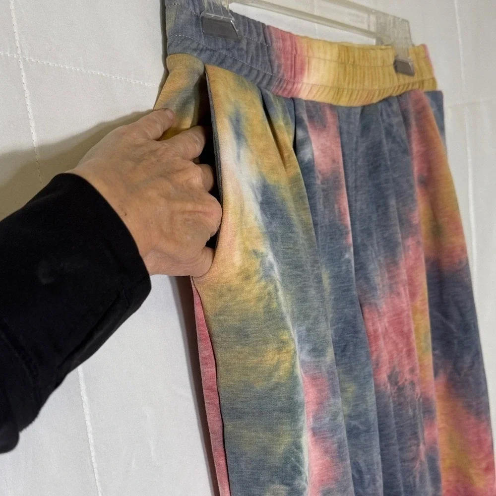 Fashion Me Tie Dye Hoodie Jogger Set Medium Soft‎ Lounge Set Made USA